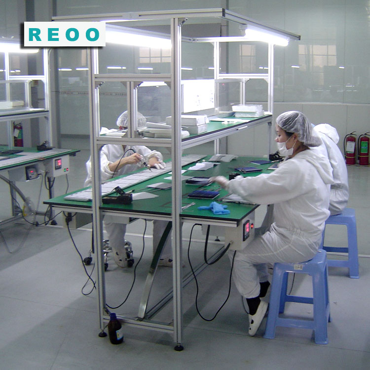 Lower cost solar panel manual production line from REOO.(图1)