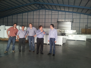 2014 May we installed solar panel production line in Salvado(图1)