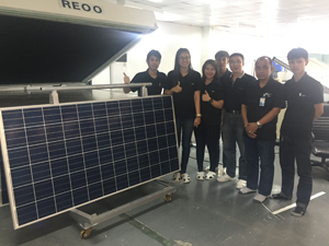 2015 Sep we installed solar panel production line in Thailand(图5)